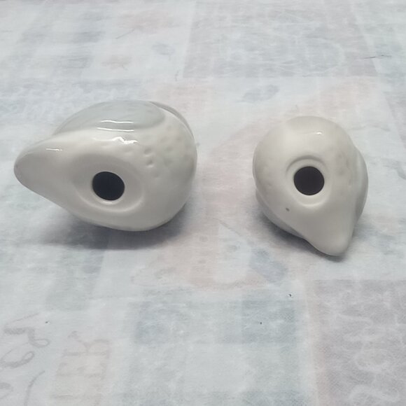 Vintage Ceramic Owl Figurines Set Cute Retro Home Decor JAPAN STONEWARE OWL - Picture 5 of 6